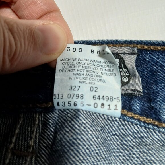 Vintage 1990s Levi's Silver Tab Loose denim blue jeans 31x32 USA Skater Grunge - Picture 6 of 8